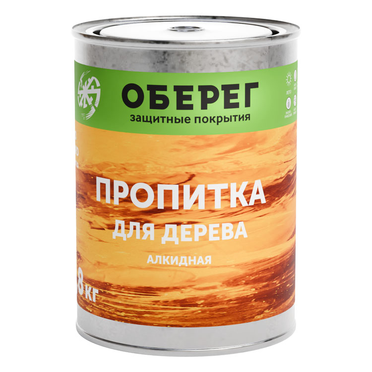 DecoGuard Пропитка для дерева алкидная 0,8 кг махагон