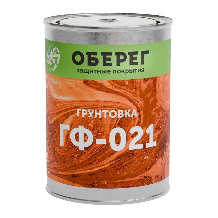 PaintGuard Грунтовка антикоррозийная ГФ-021 ТУ 1 кг красно-коричневая