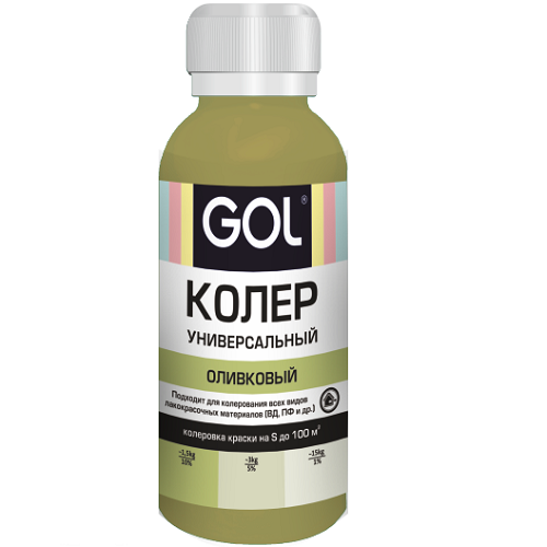 Паста универсальная колеровочная PALIZH GOL 0,1 кг