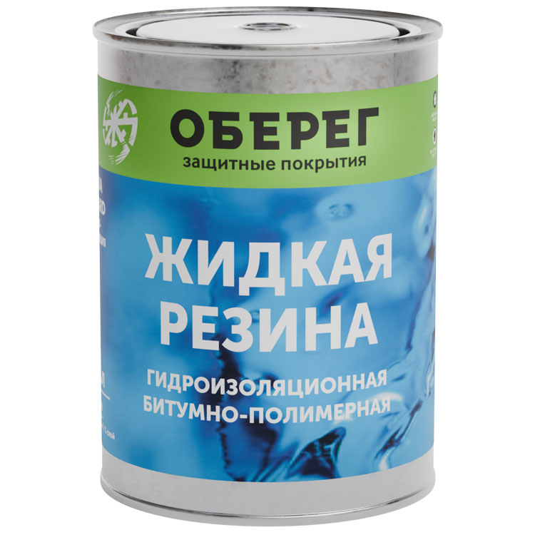 AquaGuard Жидкая резина гидроизоляционная (битумно-полимерная) 1 л